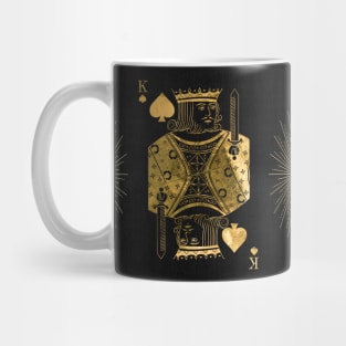 King Pikes - Golden playing cards Mug